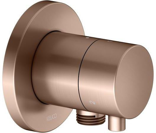 KEUCO IXMO Comfort 3-Wege Umstellventil rund Messing gebürstet