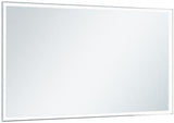 KEUCO Royal Lumos Lichtspiegel 700 x 650 mm, schwarz-eloxiert, LED-Beleuchtung