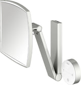 KEUCO iLook_move Kosmetikspiegel eckig 200 mm beleuchtet mit Wippschalter verchromt