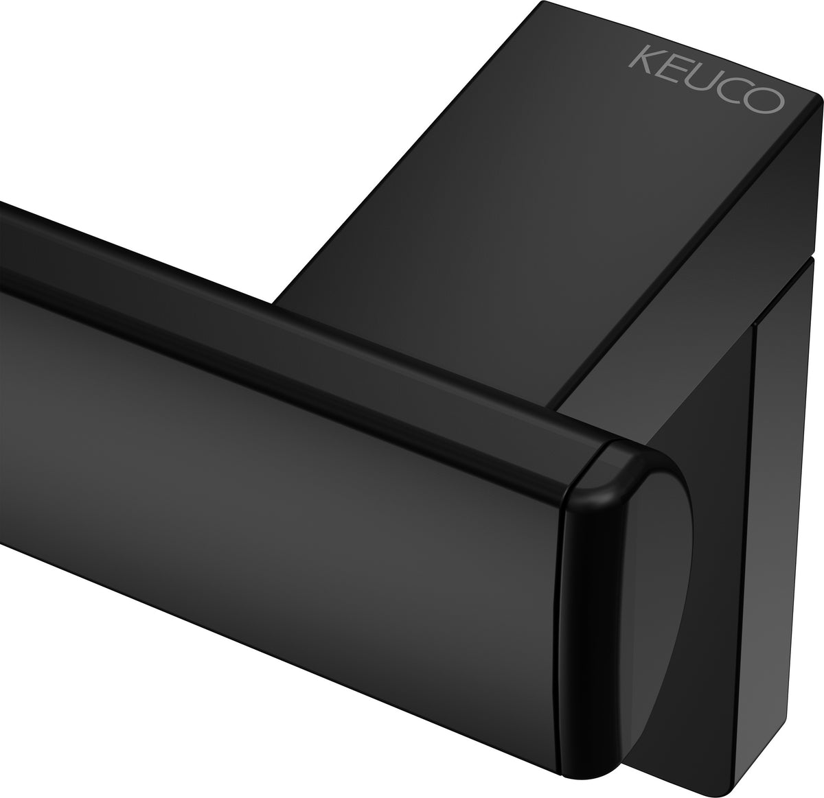 KEUCO AXESS Duschhandlauf 850 mm rechts mit Brausestange, silber-eloxiert