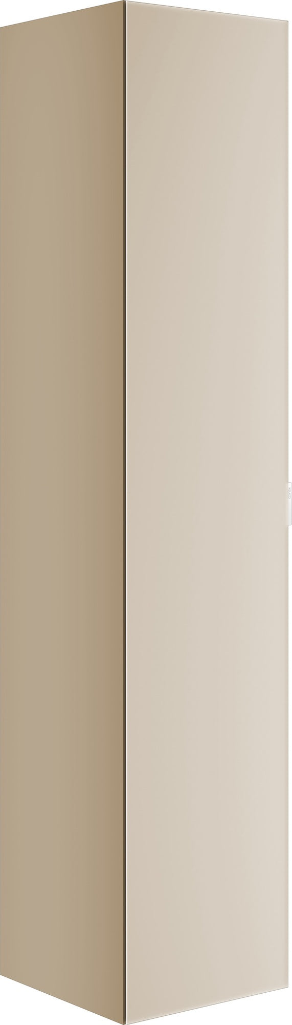KEUCO Edition 11 Art Hochschrank mit Steckdose, 1-türig, links, 400 x 1800 x 360 mm, blue satin/Glas blue satin