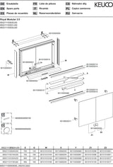 KEUCO Royal Modular 2.0 Spiegelschrank beleuchtet 600 mm mit Steckdose und USB