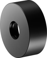 KEUCO IXMO Verlängerungs-Eckig für Wanneneinlauf/Schlauchanschluss, Höhe 25 mm, Schwarz Matt