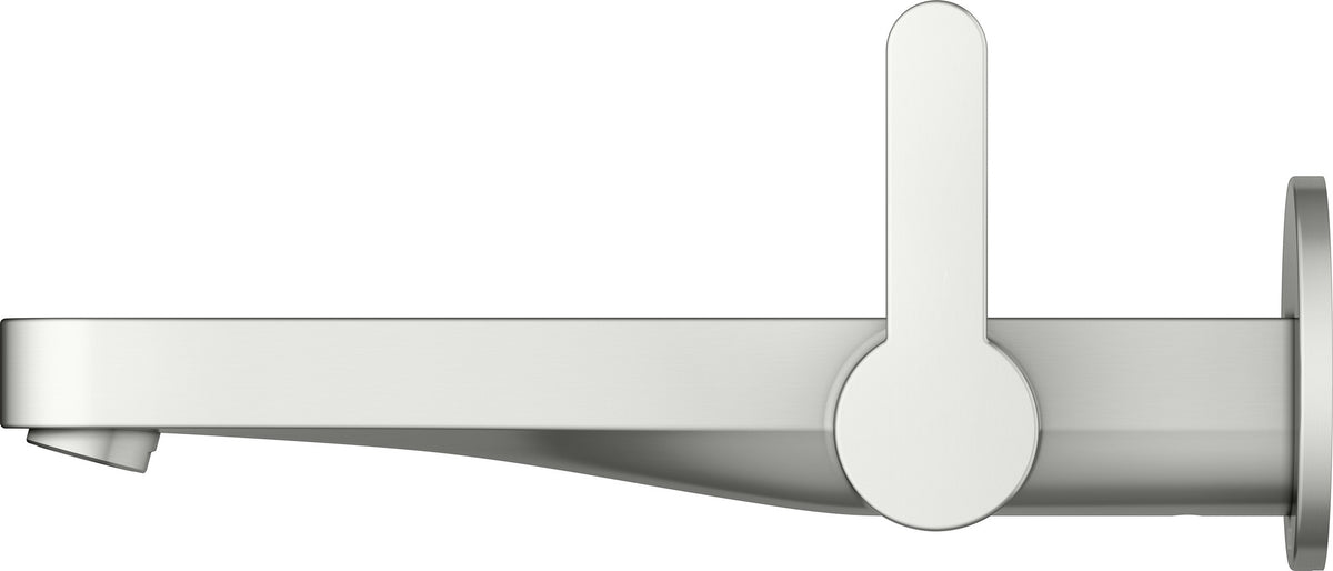 KEUCO IXMO Einhebel-Waschtischmischer Unterputz Wandmontage 187 mm Messing gebürstet