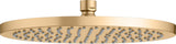 KEUCO Kopfbrause rund 250 mm Bronze gebürstet – Edle Duschkopf-Brause
