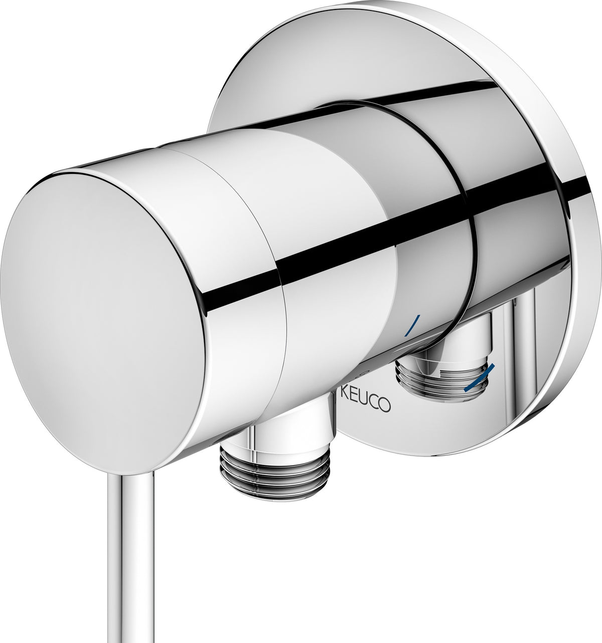 KEUCO IXMO_solo UP Wandanschlussbogen mit Schlauchanschluss DN15 – Unterputz-Funktionseinheit