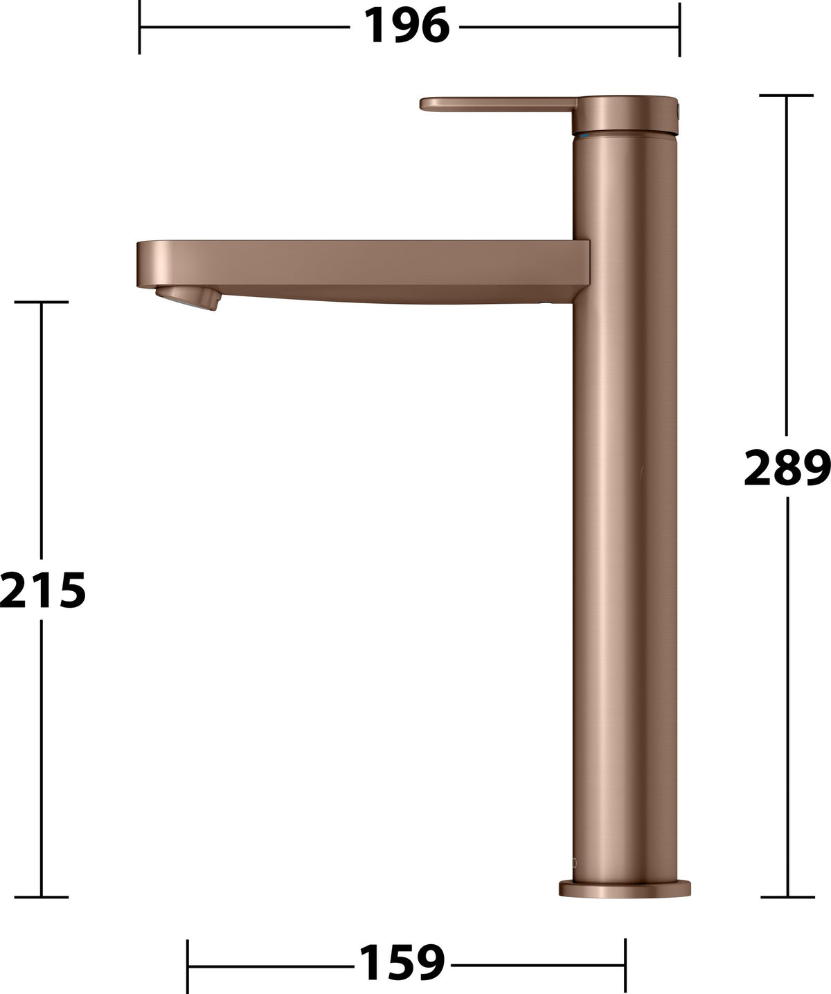 KEUCO IXMO Pure Einhebel-Waschtischmischer 210 mm ohne Ablaufgarnitur, verchromt