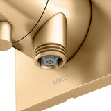 KEUCO IXMO Comfort 3-Wege Ab- und Umstellventil Unterputz, rund, Messing gebürstet