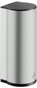 KEUCO PLAN Sensor-Desinfektionsmittelspender – Elektronischer Wandspender Edelstahl-finish/Schwarz