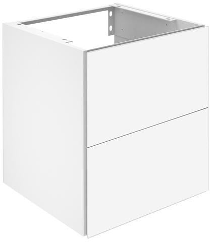KEUCO X-Line Waschtischunterbau 1200 mm trüffel 2 Auszüge unterfahrbar