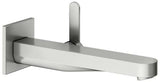 KEUCO IXMO Einhebel-Waschtischmischer Unterputz Wandmontage 187 mm Messing gebürstet