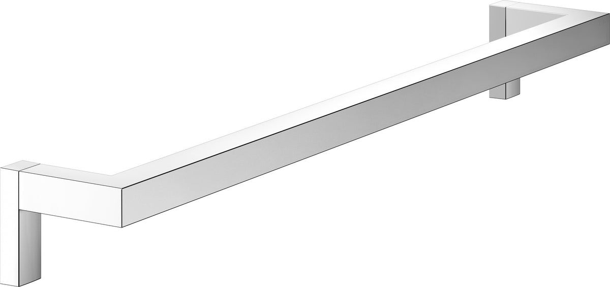 KEUCO Edition 90 Square Badetuchhalter 560 mm verchromt – eckiges Design, Wandmontage