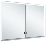 KEUCO Royal Lumos Spiegelschrank Wandeinbau 1000 x 735 x 130 mm silber-eloxiert mit Ablagefach