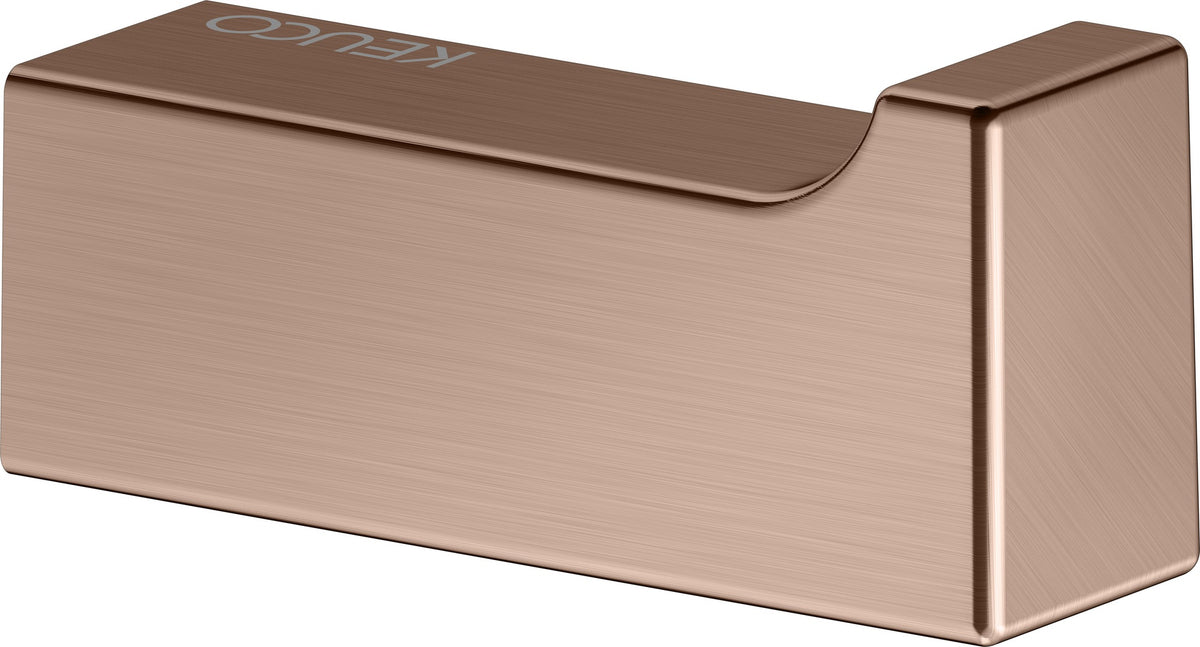 KEUCO Handtuchhaken Edition 11 11114 – Verchromter Einfachhaken, 47 mm, Wandmontage