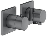 KEUCO Edition 11 Thermostatarmatur Unterputz 2-Wege schwarzchrom gebürstet