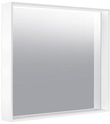 KEUCO X-Line Kristallspiegel 460x850 mm anthrazit – Rahmenloser Wandspiegel ohne Beleuchtung