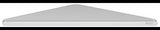 KEUCO Eckduschablage Edition 400 11557, Aluminium silber-eloxiert