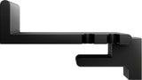 KEUCO REVA Duschablage 12858 weiß matt – rechteckige Wandablage mit Haken, 350 mm