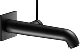 KEUCO IXMO Pure Einhebel-Waschtischmischer Unterputz, eckig, Ausladung 165 mm, schwarz matt