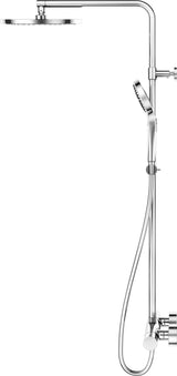 KEUCO Plan blue Thermostat-Brausemischer Aufputz Aluminium-finish 53926