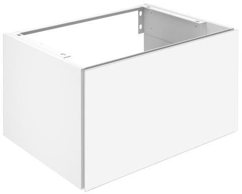 KEUCO X-Line Waschtischunterbau 650 mm anthrazit Glas 1 Auszug