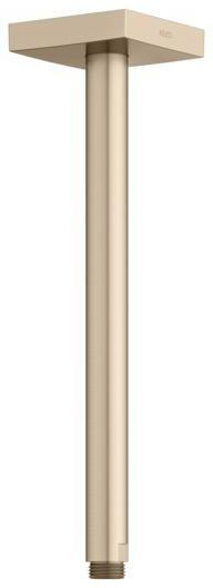 KEUCO Brausearm Edition 300 Deckenanschluss 100 mm verchromt – Eckige Form für moderne Duschen
