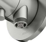 KEUCO IXMO Comfort 3-Wege Umstellventil rund Messing gebürstet