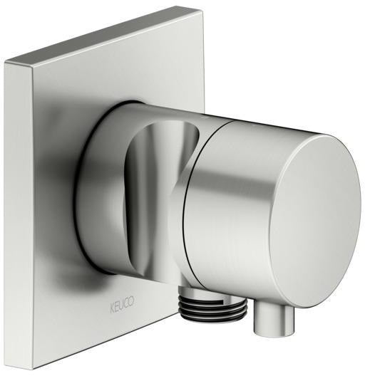 KEUCO IXMO Comfort 2-Wege Umstellventil Unterputz DN15 – Messing gebürstet, rund