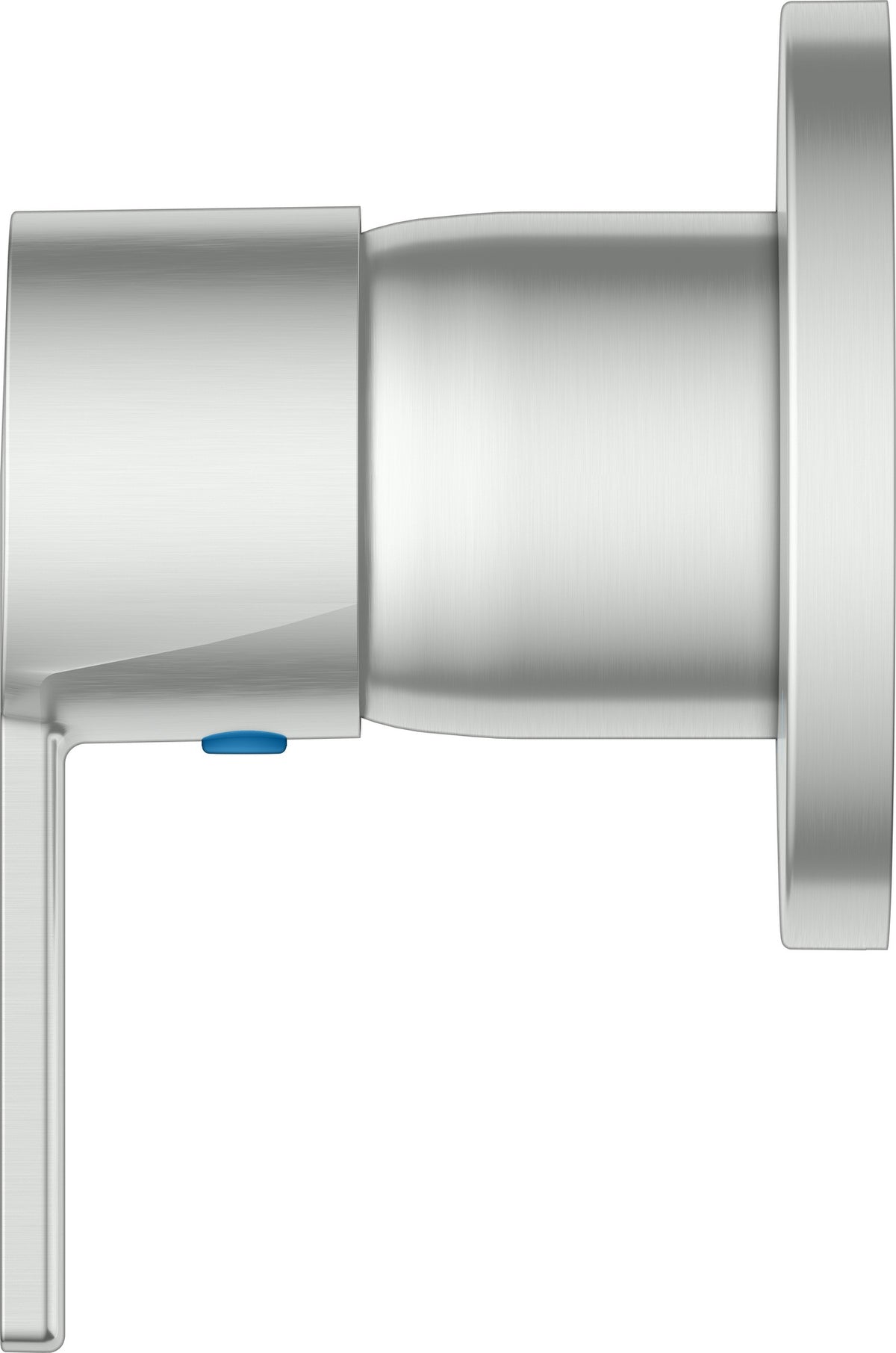 KEUCO Plan Blue Unterputz Einhebelmischer Aluminium-Finish – Fertigmontageset
