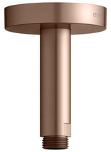 KEUCO Brausearm Elegance 51688, Deckenanschluss, 100 mm, verchromt – Rundes Design für die Deckenmontage