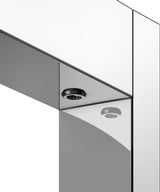 KEUCO Edition 90 Square Badetuchhalter 560 mm verchromt – eckiges Design, Wandmontage