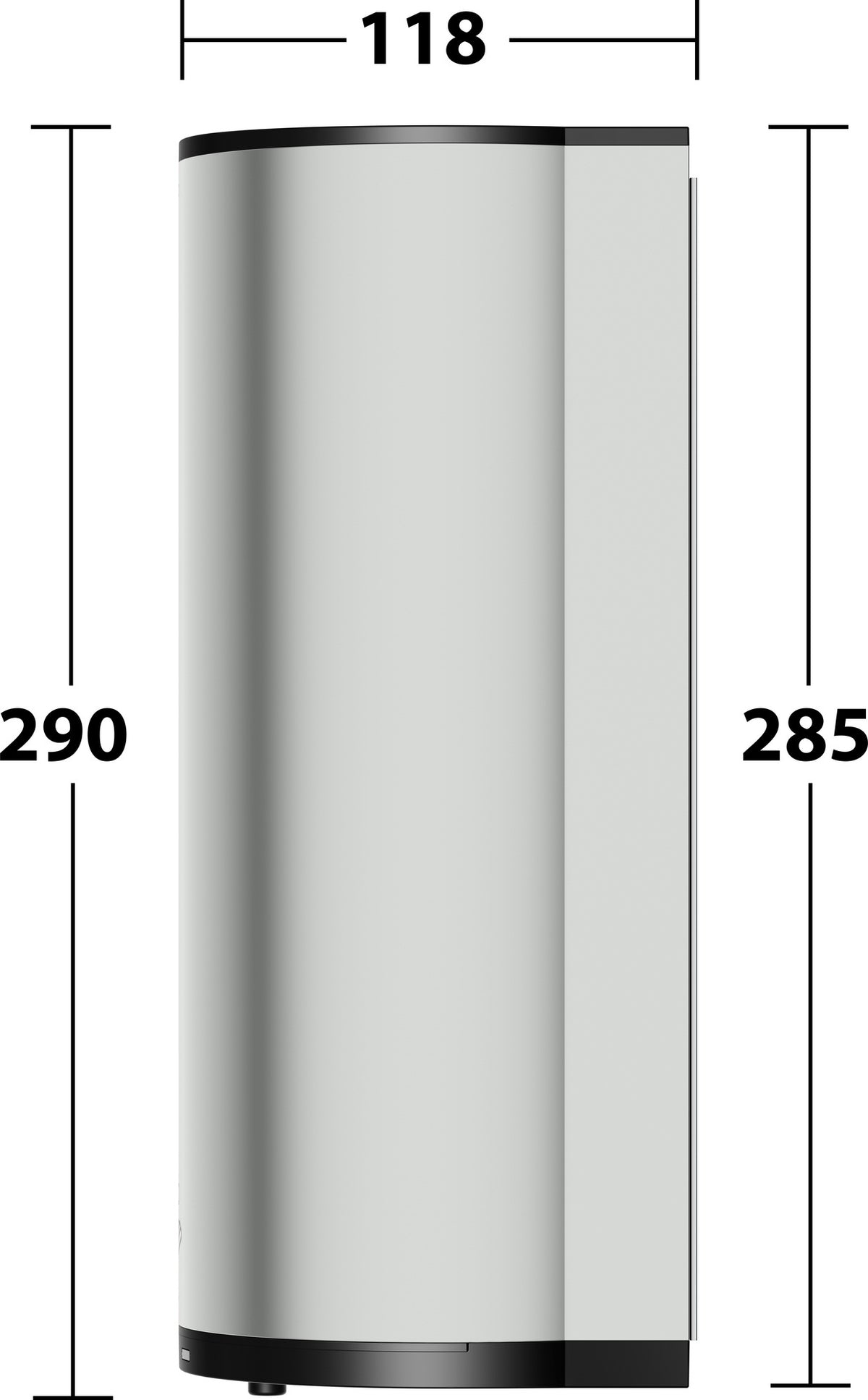 KEUCO PLAN Sensor-Desinfektionsmittelspender – Elektronischer Wandspender Edelstahl-finish/Schwarz