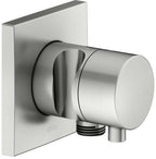 Comf. 59541 eckig Schlauchanschl./Brauseh.Edelstahl-fin