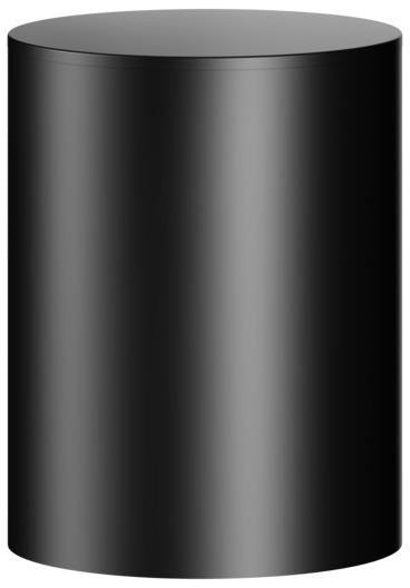 KEUCO Ersatz-Stülpbecher ACC 19952 für 11152, schwarz matt, Echtkristallglas