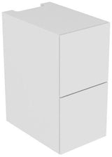 KEUCO Edition 11 Waschtischunterschrank 350 mm, 2 Auszüge, schwarz/Glas schwarz