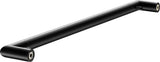 KEUCO REVA Badetuchhalter 600 mm schwarz matt mit integriertem Haken – Wandmontage