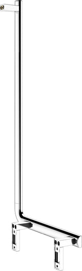 KEUCO AXESS Winkelgriff 90° rechts 520/1090 mm verchromt – Barrierefreier Halt für Bad und WC
