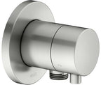 Comf.59548, Schlauchanschl., rund, Edelstahl-finish