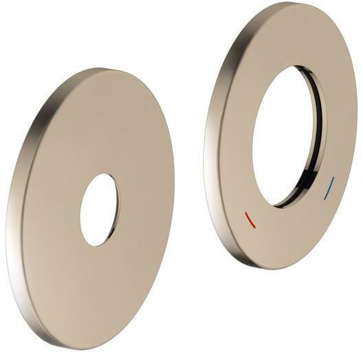 KEUCO Edition 400 Rosetten-Set 85 mm, rund, Bronze gebürstet – Passend zu 51516