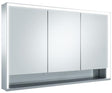 KEUCO Royal Lumos Spiegelschrank 1200 mm mit Spiegelheizung, silber-eloxiert, Ablagefach