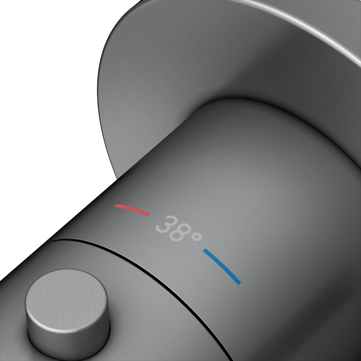 KEUCO IXMO Thermostatarmatur Unterputz rund verchromt – mit Sicherheitssperre bei 38 °C