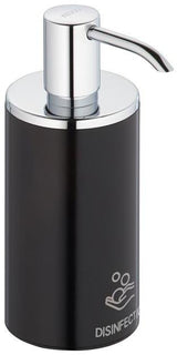 Keuco Desinfektionsmittelspender PLAN Tischmodell verchromt/schwarz – 250 ml, 1 ml/Hub