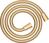 KEUCO Brauseschlauch 1250 mm Bronze gebürstet – Metall, beidseitig konische Mutter, verdrehgesichert