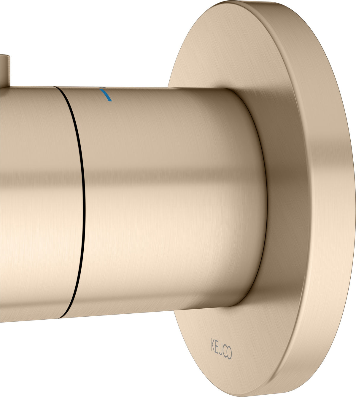 KEUCO IXMO Thermostatarmatur Unterputz rund verchromt – mit Sicherheitssperre bei 38 °C