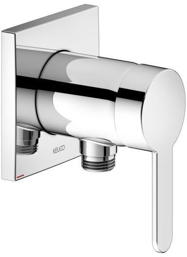 KEUCO IXMO_solo UP Wandanschlussbogen mit Schlauchanschluss DN15 – Unterputz-Funktionseinheit