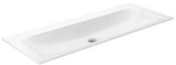 KEUCO X-Line Keramik-Waschtisch 1208 mm weiß ohne Hahnlochbohrung – CleanPlus Beschichtung
