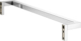 KEUCO Edition 90 Square Badetuchhalter 560 mm verchromt – eckiges Design, Wandmontage