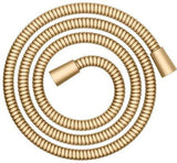 KEUCO Brauseschlauch 1250 mm Bronze gebürstet – Metall, beidseitig konische Mutter, verdrehgesichert