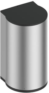 KEUCO Desinfektionsmittelspender PLAN verchromt/schwarzgrau – berührungslos, 700 ml, LED-Anzeige