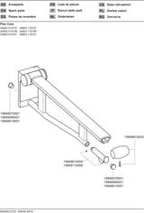 KEUCO Plan Care Stützklappgriff WC mit Toilettenpapierhalter 850 mm verchromt/schwarz